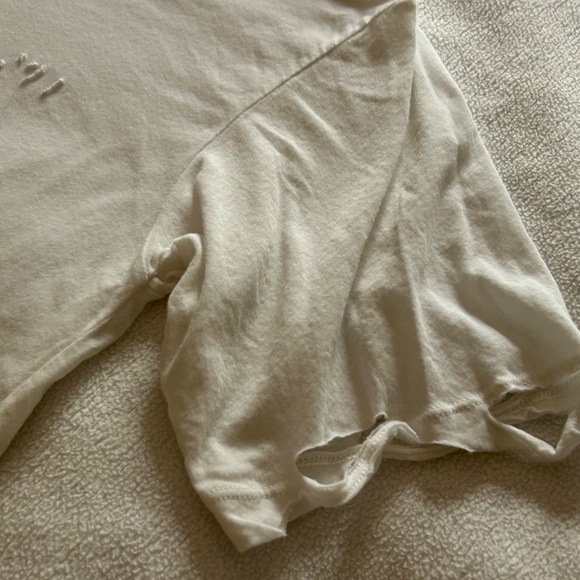 Unravel Project Yellow Dip Dye Short Sleeve Distressed T-Shirt, Size S, NWOT - Picture 12 of 14